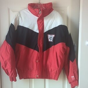 Vintage Wisconsin Badgers Puffer Coat